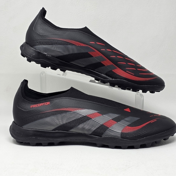 Adidas Men\'s Predator League Laceless Turf Soccer Size 13.5 Black ID3823 NEW main image 11